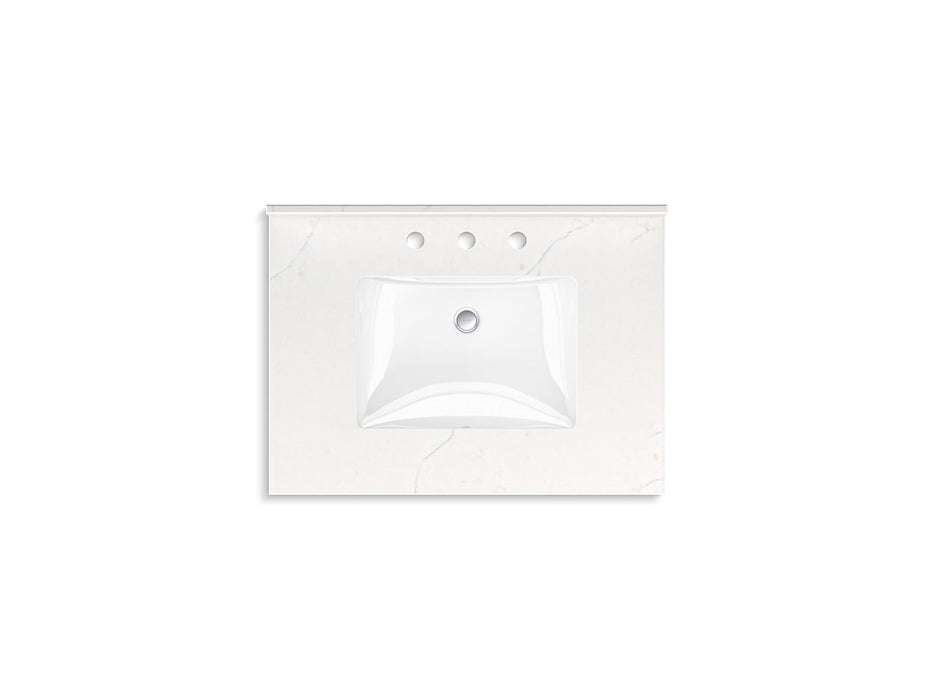 KOHLER K-35019 Malin by Studio McGee 30" bathroom vanity cabinet with sink and quartz top