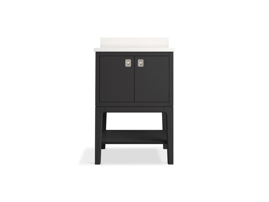 KOHLER K-35024 Seagrove by Studio McGee 24" bathroom vanity cabinet with sink and quartz top