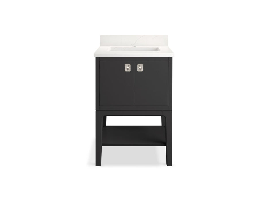 KOHLER K-35024 Seagrove by Studio McGee 24" bathroom vanity cabinet with sink and quartz top