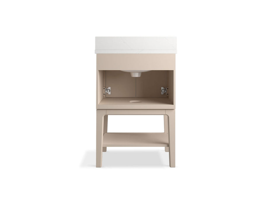 KOHLER K-35024 Seagrove by Studio McGee 24" bathroom vanity cabinet with sink and quartz top
