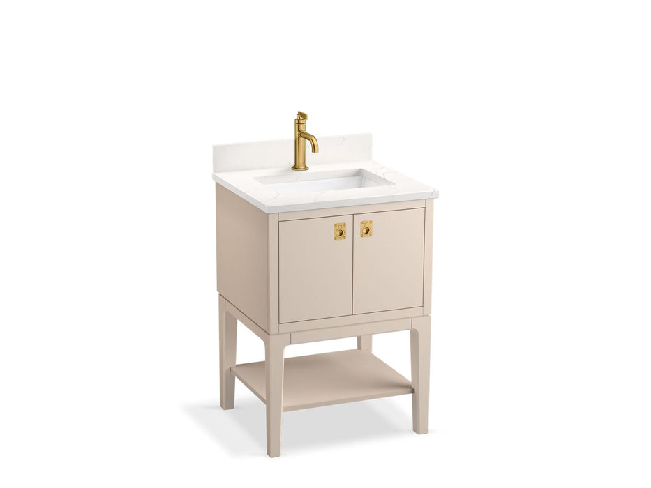 KOHLER K-35024 Seagrove by Studio McGee 24" bathroom vanity cabinet with sink and quartz top