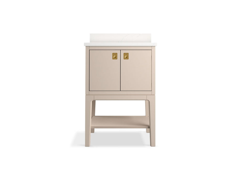 KOHLER K-35024 Seagrove by Studio McGee 24" bathroom vanity cabinet with sink and quartz top
