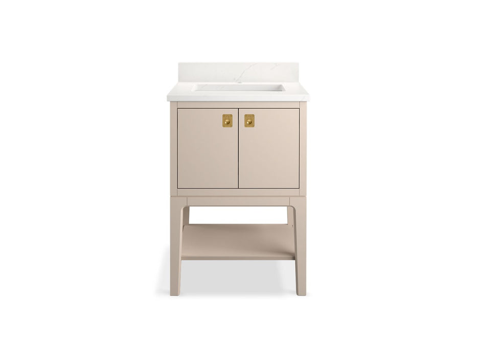 KOHLER K-35024 Seagrove by Studio McGee 24" bathroom vanity cabinet with sink and quartz top