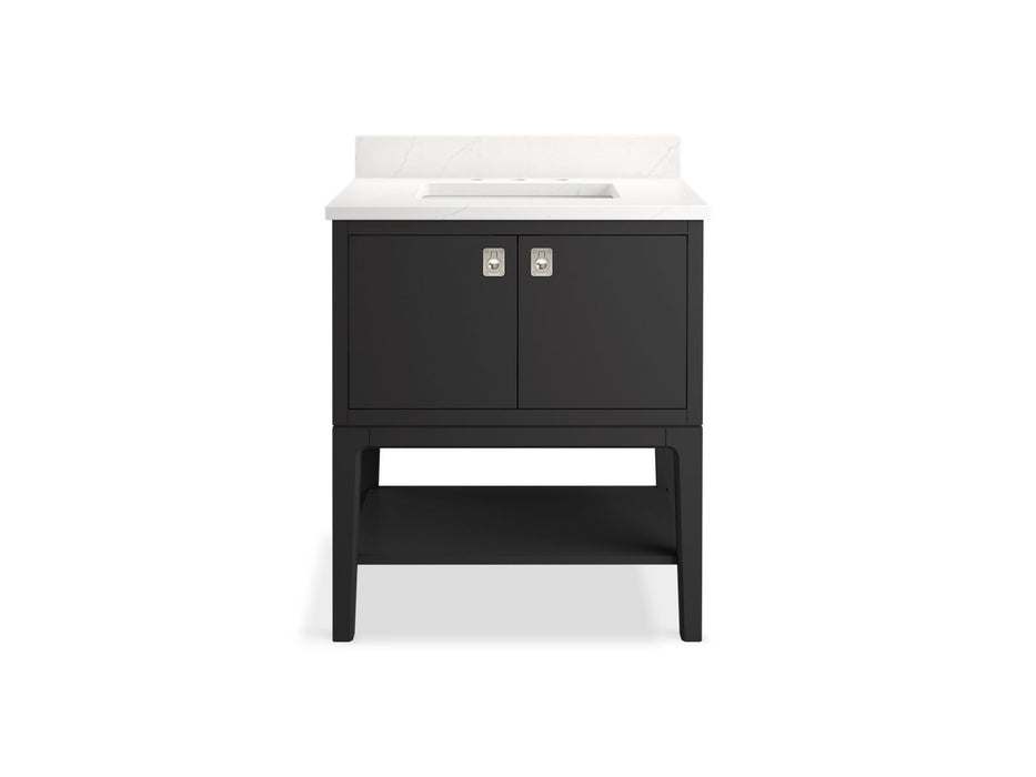 KOHLER K-35025 Seagrove by Studio McGee 30" bathroom vanity cabinet with sink and quartz top