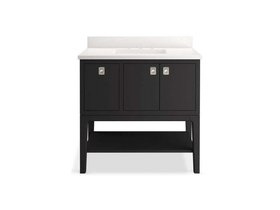 KOHLER K-35026 Seagrove by Studio McGee 36" bathroom vanity cabinet with sink and quartz top