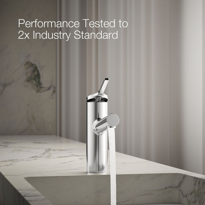 KOHLER K-35048-4 Elate Single-handle bathroom sink faucet, 1.2 gpm