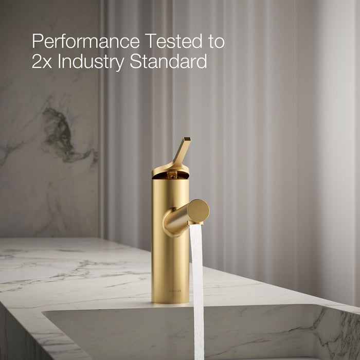 KOHLER K-35048-4 Elate Single-handle bathroom sink faucet, 1.2 gpm