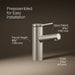 KOHLER K-35048-4N Elate Single-handle bathroom sink faucet, 0.5 gpm, vibrant brushed nickel - view 4