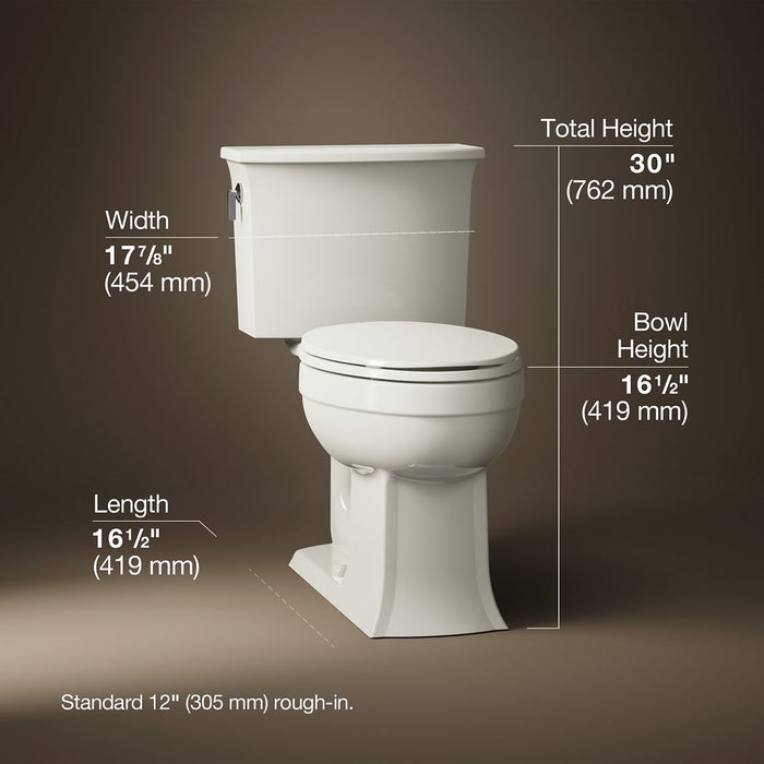 3/4 view of product with dimensions
