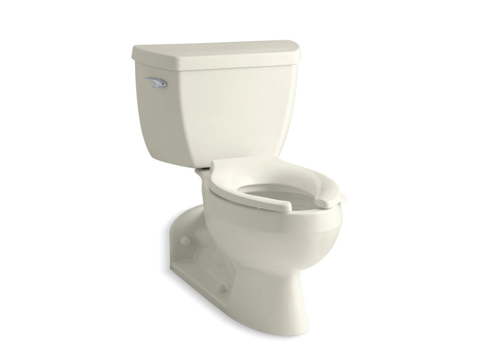 KOHLER K-3554 Barrington Two-piece elongated toilet, 1.6 gpf, biscuit
