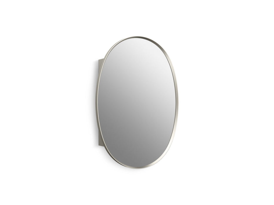 KOHLER K-35571 Verdera 24" x 34" oval framed medicine cabinet, brushed nickel