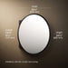 3/4 view of product with dimensions