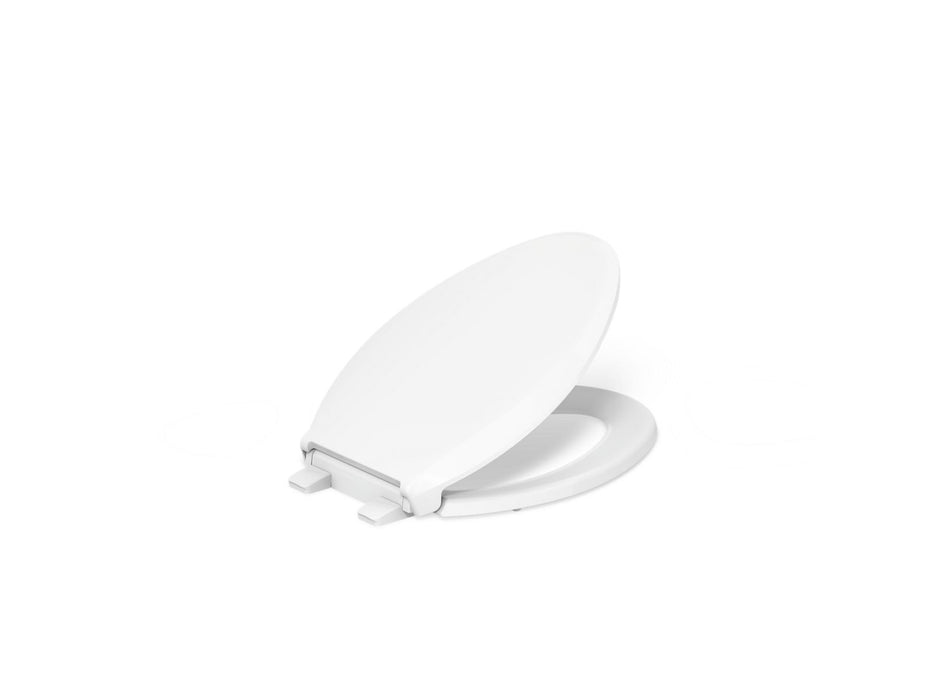 KOHLER K-35584-0 K-35584 Cachet Recycled ReadyLatch Quiet-Close Elongated Toilet Seat