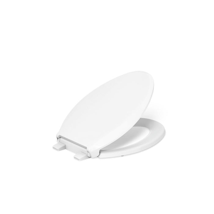 KOHLER K-35584-0 K-35584 Cachet Recycled ReadyLatch Quiet-Close Elongated Toilet Seat