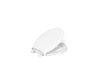 KOHLER K-35585-0 K-35585 Cachet Recycled ReadyLatch Quiet-Close Round-front Toilet Seat, white
