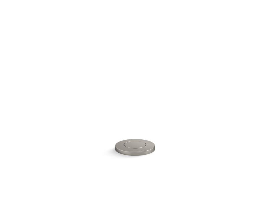 KOHLER K-35726 Garbage disposal air switch button, vibrant stainless