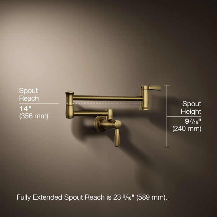 KOHLER K-35744 Wall-mount pot filler