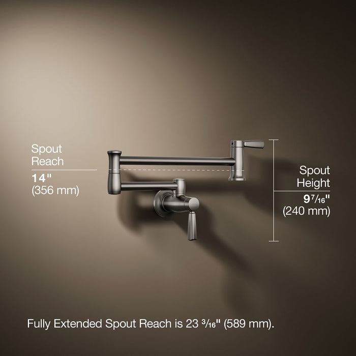 KOHLER K-35744 Wall-mount pot filler
