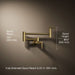KOHLER K-35745 Wall-mount pot filler, vibrant brushed moderne brass - view 5