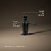 3/4 view of product with dimensions