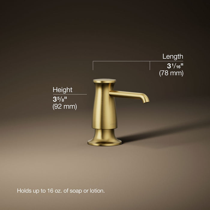 3/4 view of product with dimensions