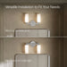 3/4 view of product with dimensions