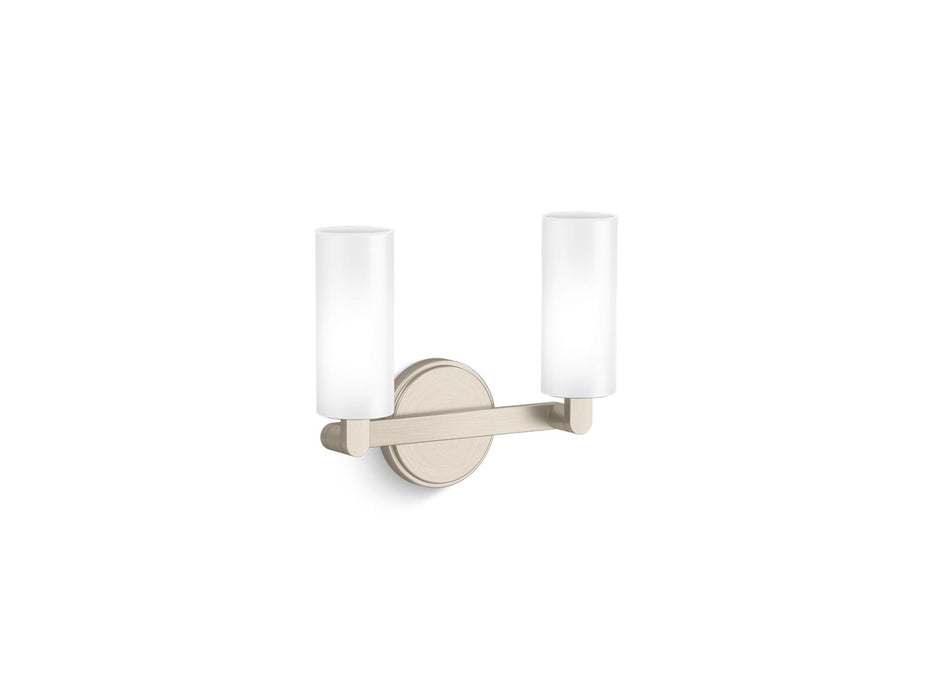 KOHLER K-35873-SC02 Crue Two-light sconce