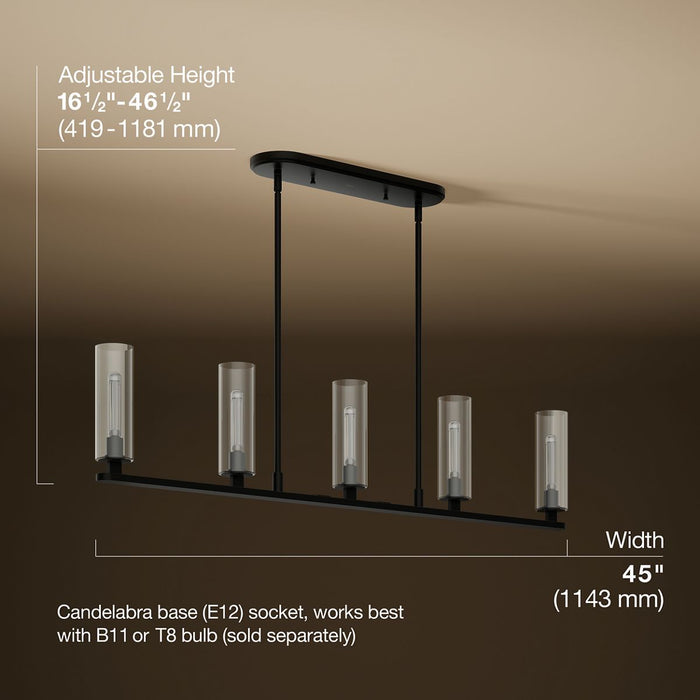3/4 view of product with dimensions