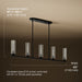 3/4 view of product with dimensions