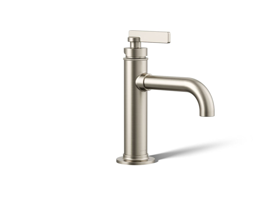 KOHLER K-35907-4N Castia by Studio McGee Single-handle bathroom sink faucet, 0.5 gpm, vibrant brushed nickel