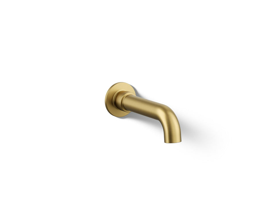 KOHLER K-35922 Castia by Studio McGee Wall-mount bath spout, vibrant brushed moderne brass