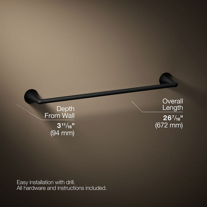 KOHLER K-35932 Buckley 24" towel bar