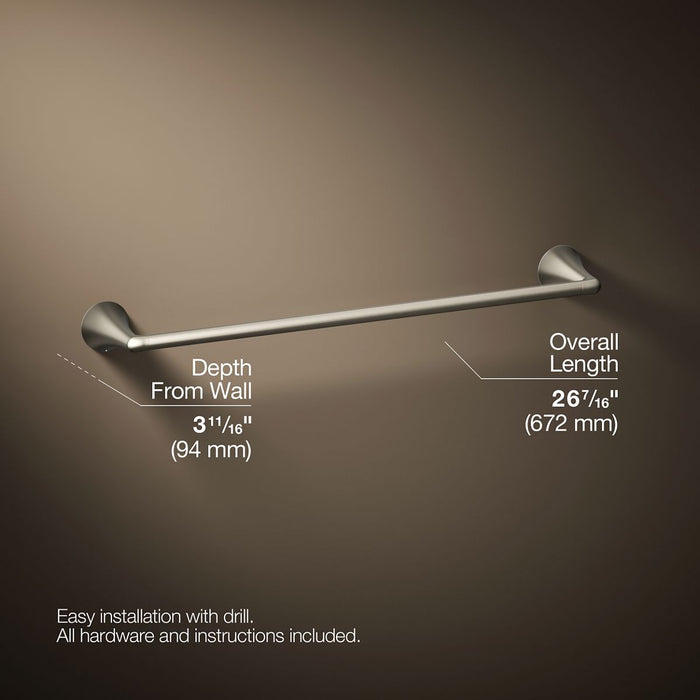 KOHLER K-35932 Buckley 24" towel bar