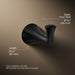 KOHLER K-35933 Buckley Robe hook, matte black - view 4
