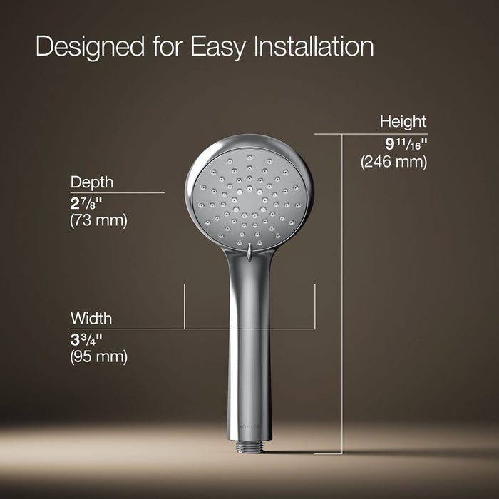 KOHLER K-35949-H Bellera Three-function handshower, 1.5 gpm
