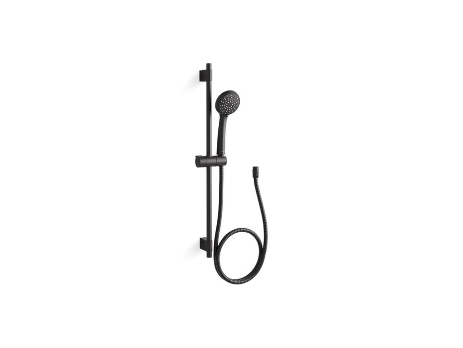 KOHLER K-35950-H Bellera 28" three-function handshower kit, 1.5 gpm, matte black
