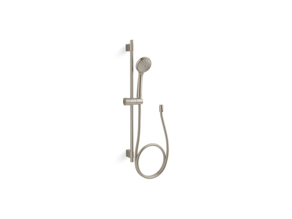 KOHLER K-35950-H Bellera 28" three-function handshower kit, 1.5 gpm, vibrant brushed nickel