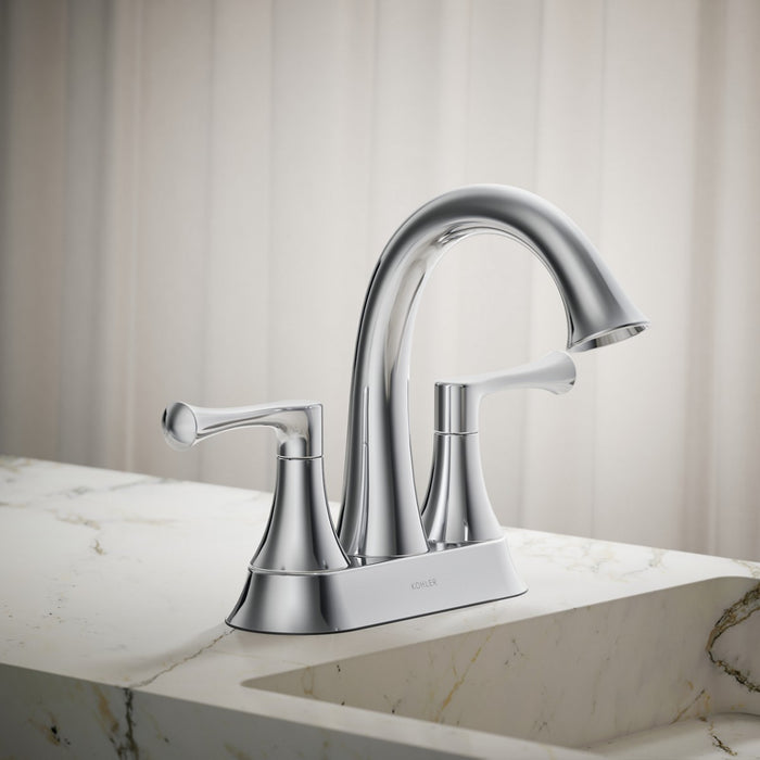 KOHLER K-35951-4K Buckley Centerset bathroom sink faucet, 1.0 gpm