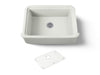 KOHLER K-36251 Audrine 32-1/2" undermount single-bowl farmhouse kitchen sink, dune