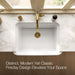 KOHLER K-36251 Audrine 32-1/2" undermount single-bowl farmhouse kitchen sink, white - view 4