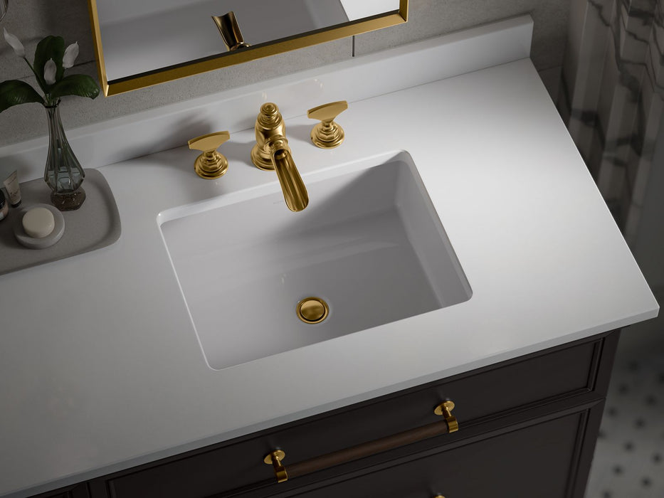 KOHLER K-36573 Silestone 73" quartz vanity top with two rectangular cutouts