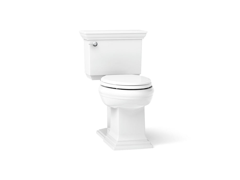 KOHLER K-36669 Memoirs Stately ContinuousClean ST two-piece elongated toilet with concealed trapway, 1.28 gpf