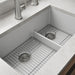 KOHLER K-36749 Billings 32-1/2" Undermount Double-bowl Kitchen Sink, Matte White