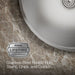 KOHLER K-3674 Brinx 18-3/4" top-mount single-bowl bar sink, stainless steel - view 2