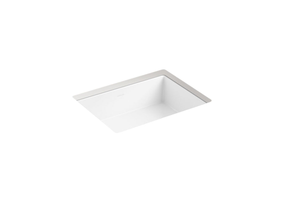 KOHLER K-37626-0 K-37626 Verticyl 16-1/2" Rectangular Undermount Bathroom Sink