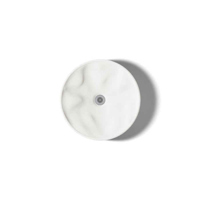 KOHLER K-37692 Rista 16-1/4" round vessel bathroom sink, no overflow, natural white - view 4