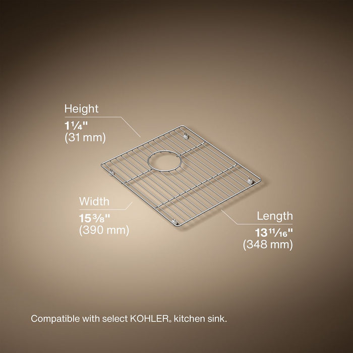 3/4 view of product with dimensions