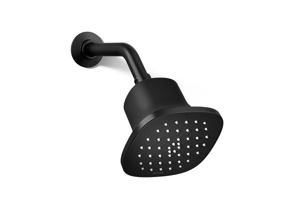 KOHLER K-37722-G Cinq Square single-function filtered showerhead, 1.75 gpm