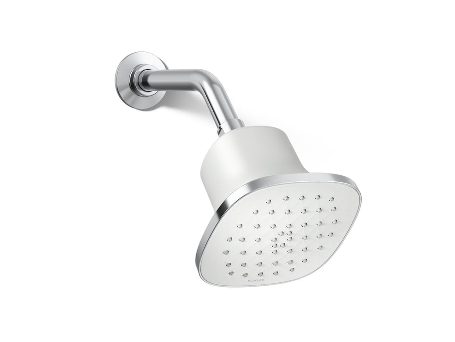 KOHLER K-37722-G Cinq Square single-function filtered showerhead, 1.75 gpm