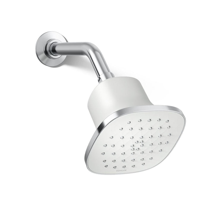 KOHLER K-37722-G Cinq Square single-function filtered showerhead, 1.75 gpm
